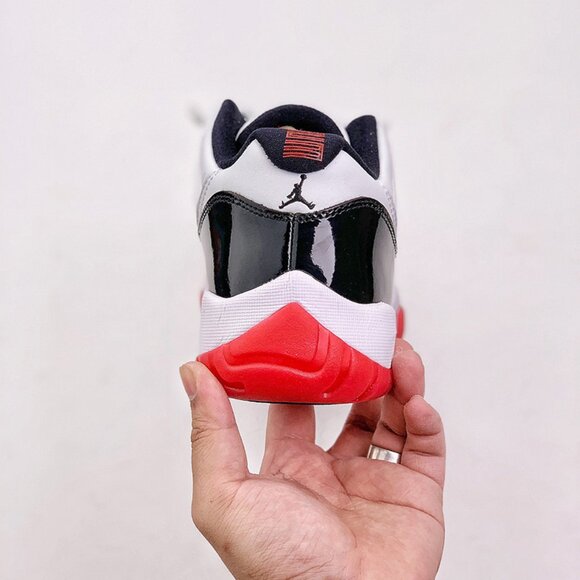 Air 11 Low "White Bred" Sneakers - Picture 7 of 9